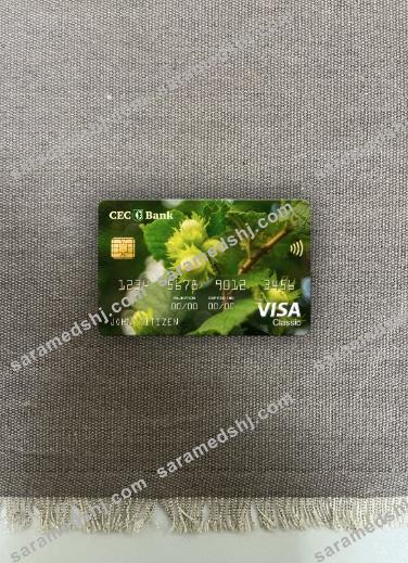 Romania CEC Bank visa classic card photolook front